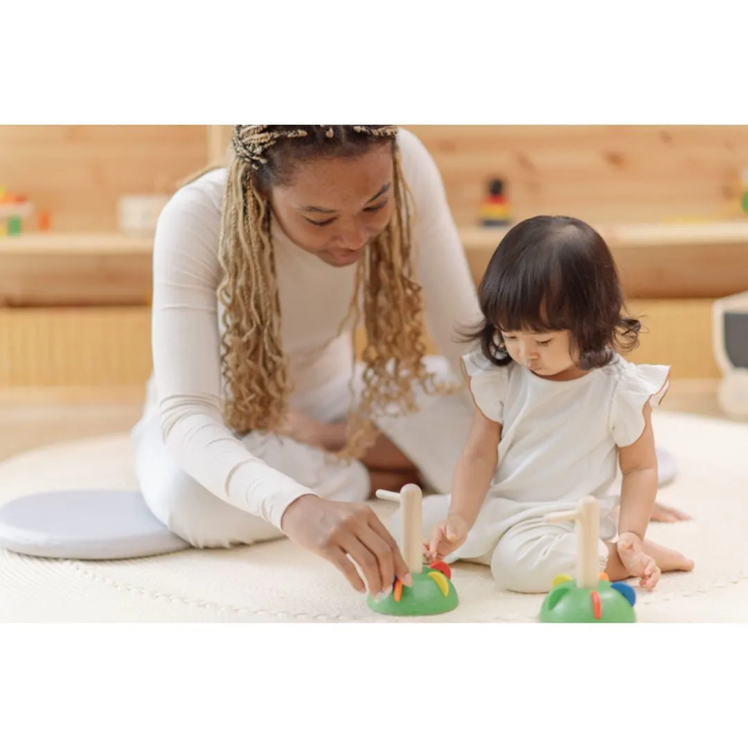 PlanToys Horizontal Stacking empileur horizontal 5 anneaux