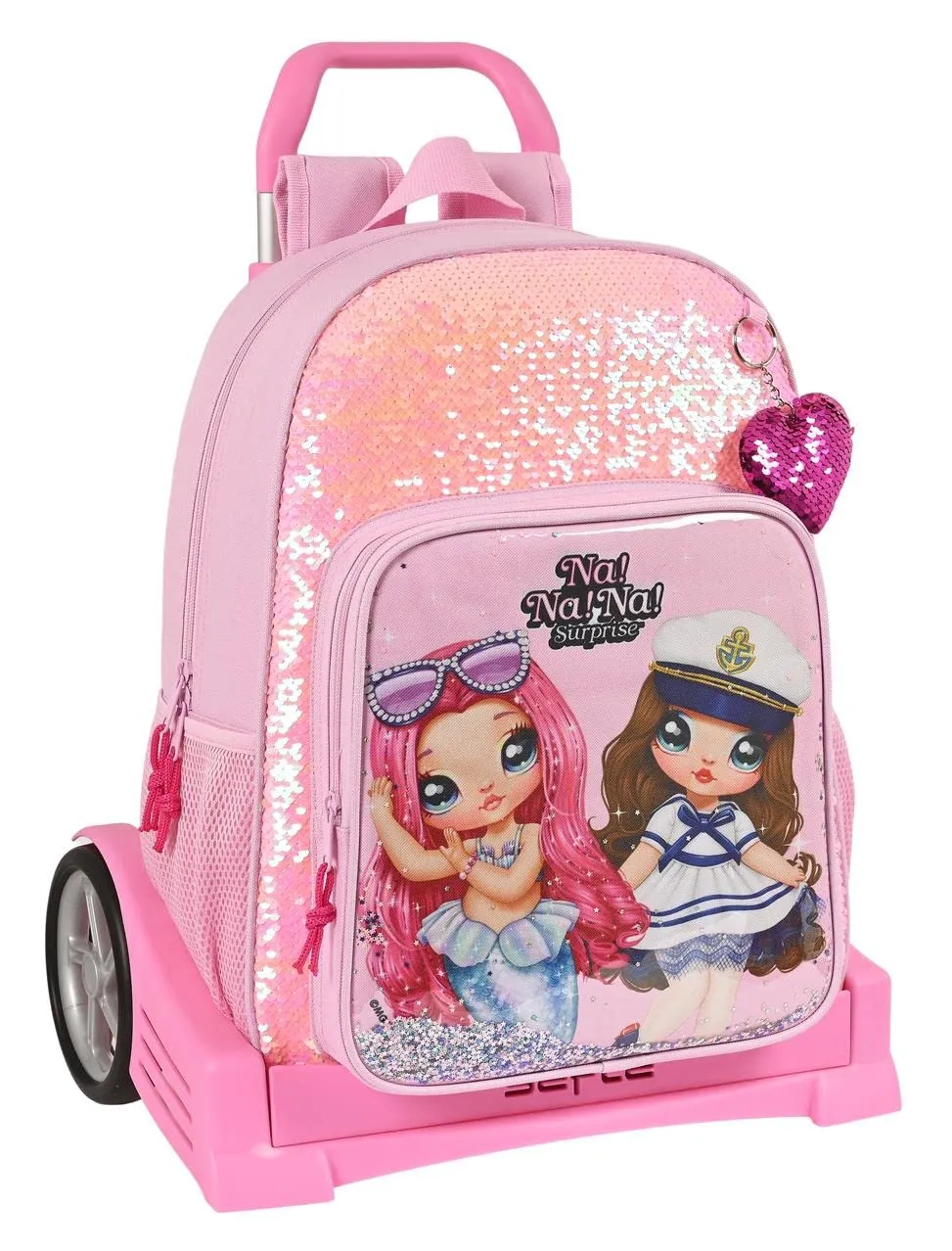 Na Na Na Surprise Sparkles sac à dos roulettes multicolore