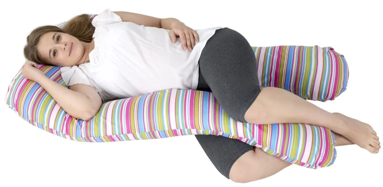 Velinda Multi-Usages coussin d’allaitement Bandes 1