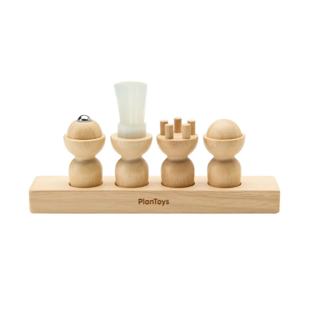 PlanToys Sensory Explorer Set jeu tactile bois