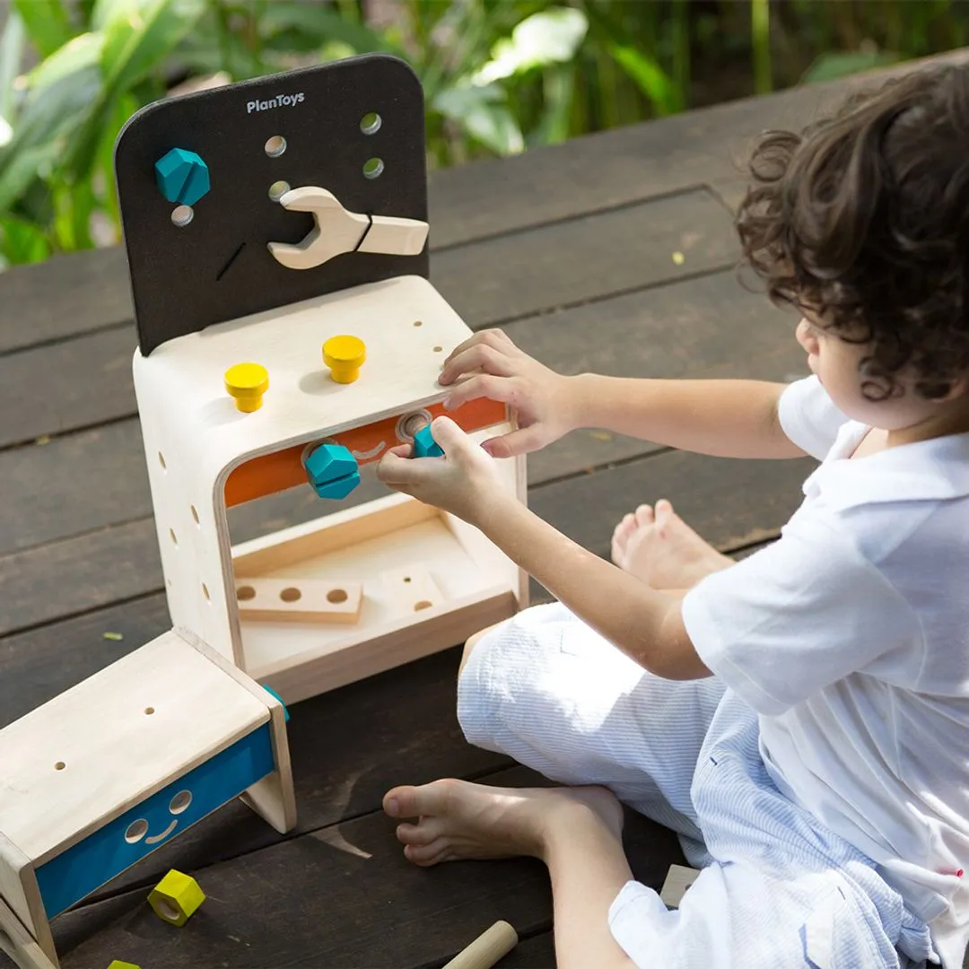 PlanToys Workbench établi bricolage enfant 22 pièces