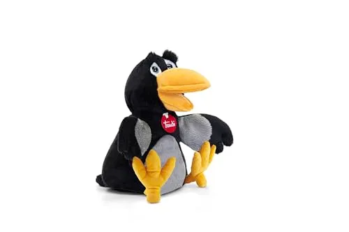 Trudi 29229 marionnette corbeau peluche taille S douce