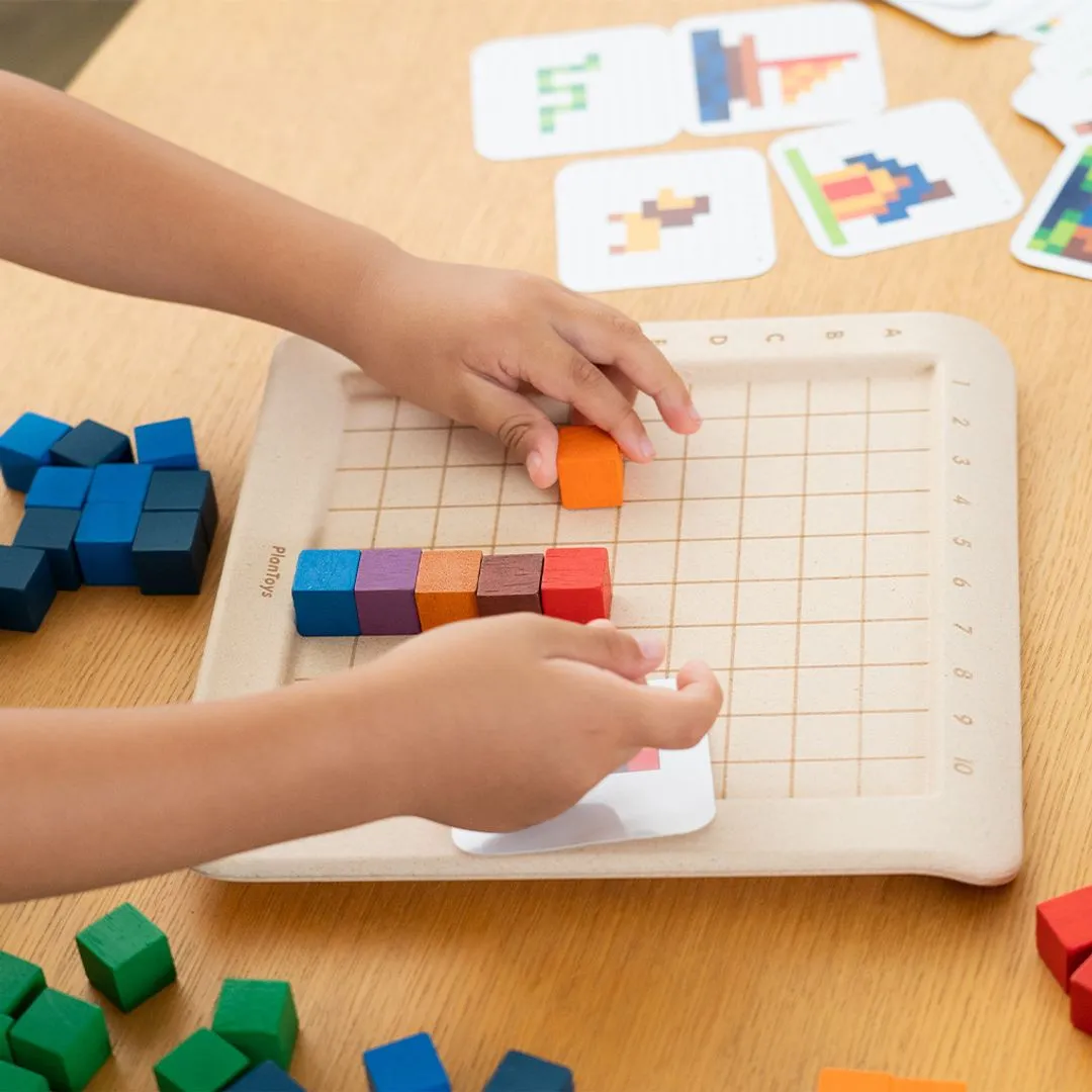 PlanToys Unit Plus 100 Counting Cubes à compter 100 pièces couleur