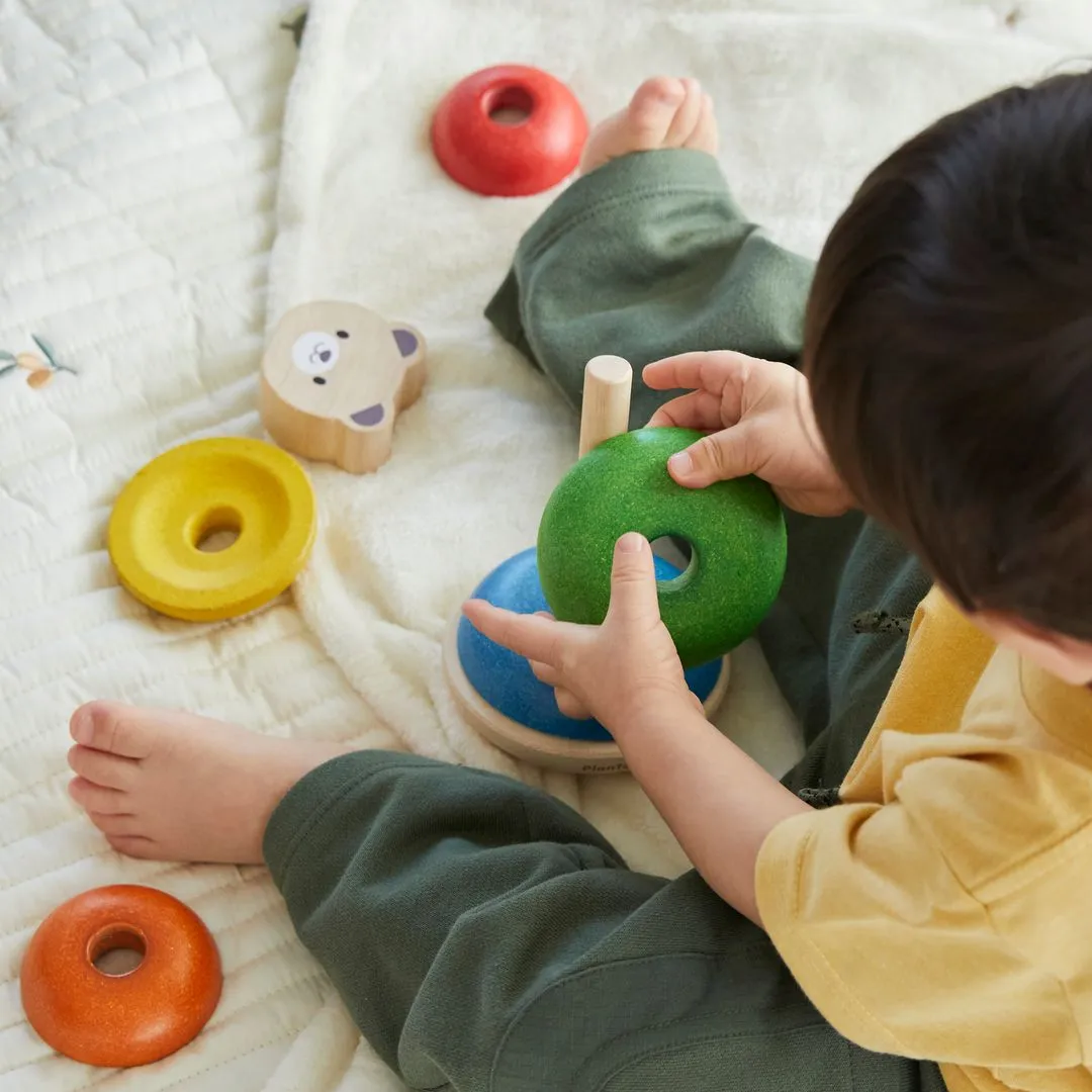 PlanToys Stacking Ring Bear anneaux dès 12 mois