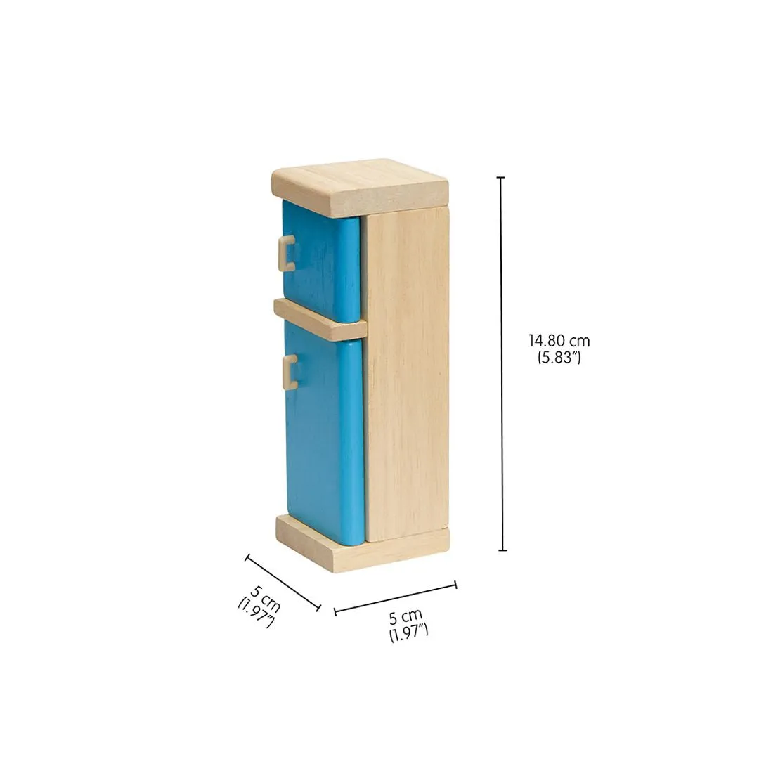 PlanToys Neo cuisine poupée en bois 6 meubles colorés