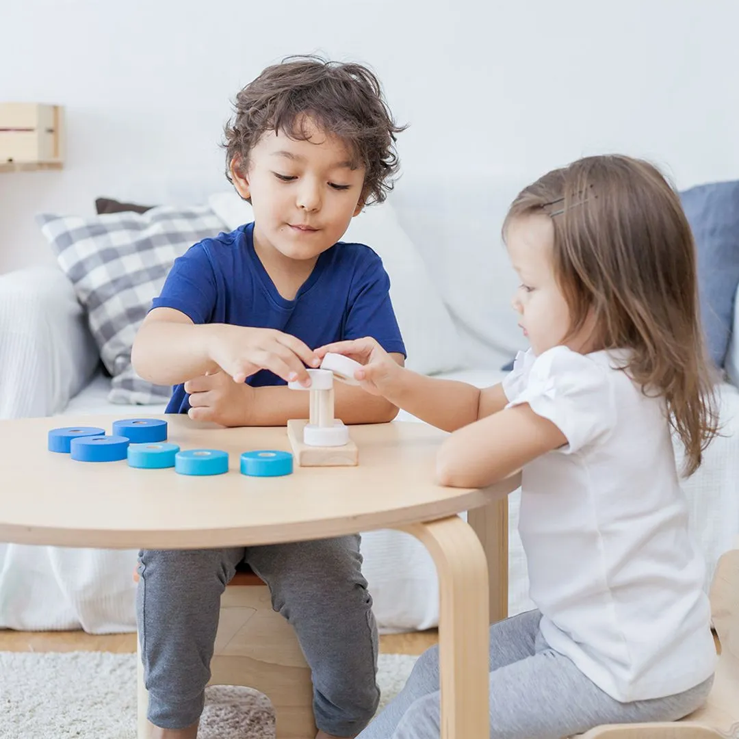 PlanToys Trio Stacking jeu d'empilage 10 pièces