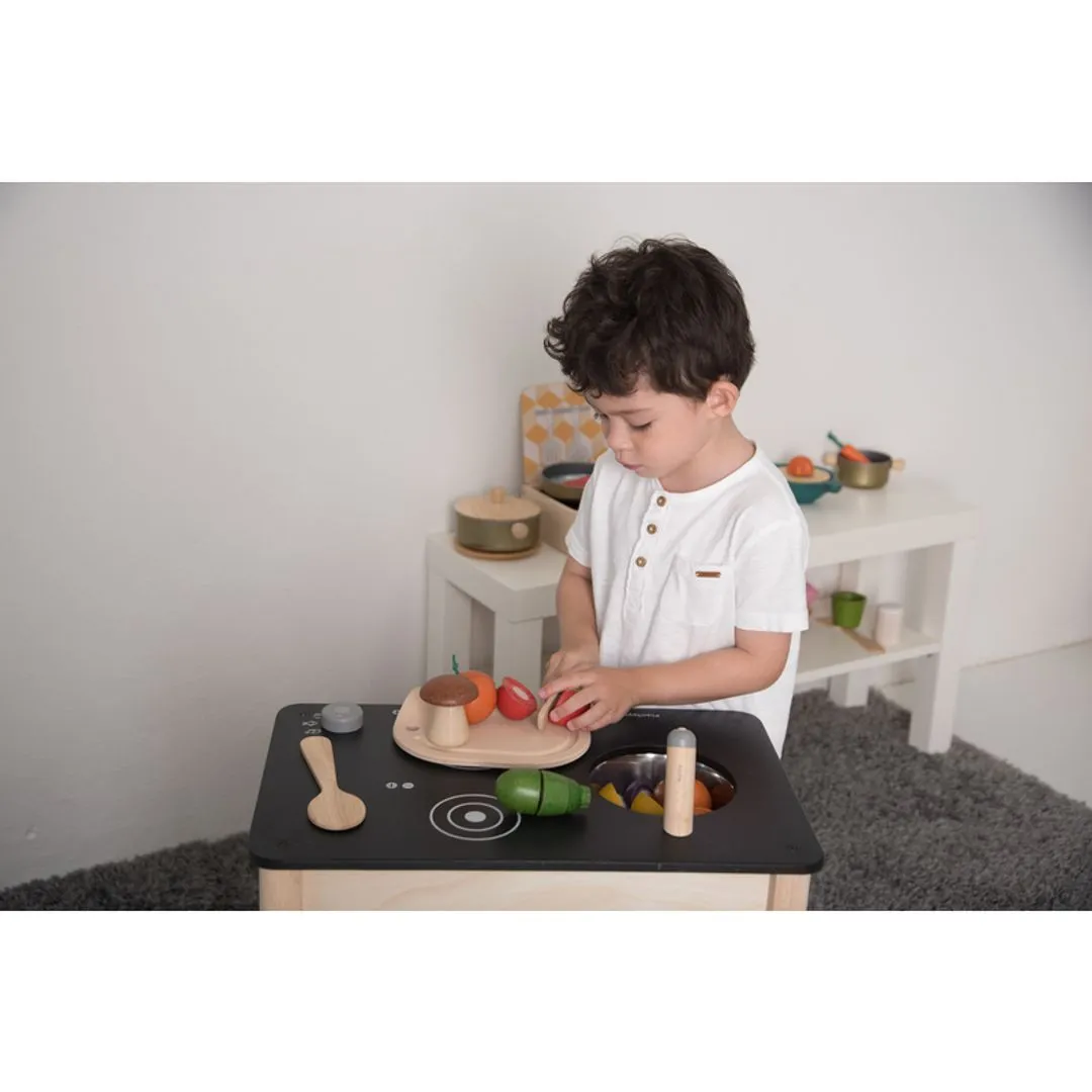 PlanToys Veggie Set légumes à découper bois 18 mois