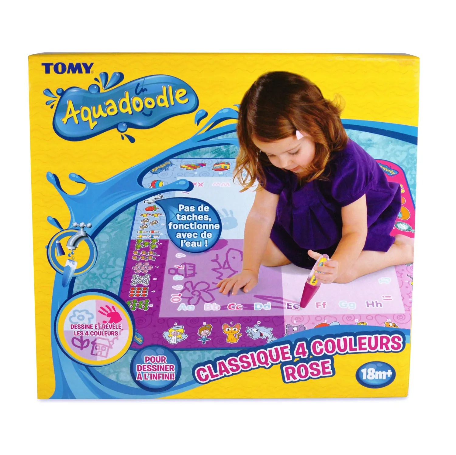 Tomy AquaDoodle tapis dessin eau véhicules 75x55 cm