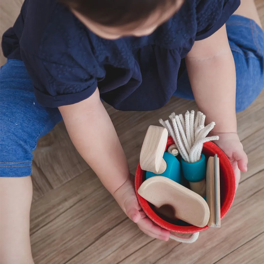 PlanToys Kit Ménage Jouet Bois dès 2 ans