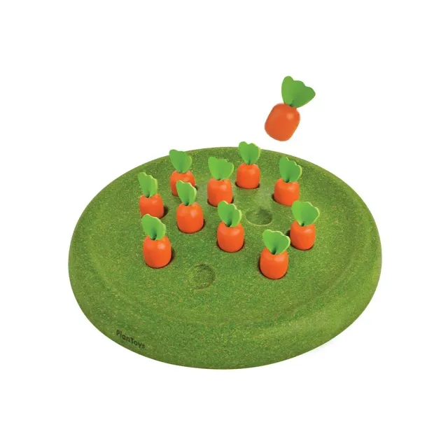 PlanToys Solitaire jardin carottes jeu bois dès 3 ans