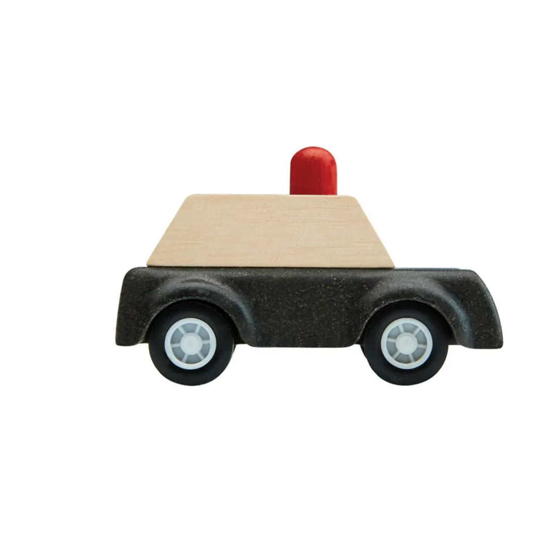 PlanToys Police Car voiture police bois dès 3 ans