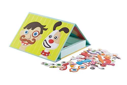 Sevi 82847 puzzle magnétique visage bois 91 pièces