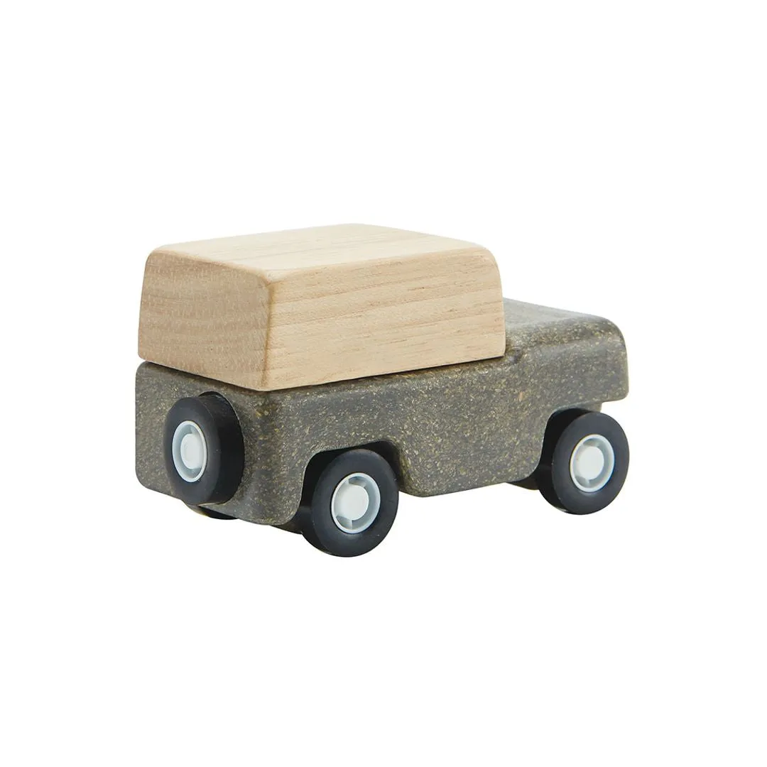 PlanToys Grey Wagon petite voiture bois dès 3 ans