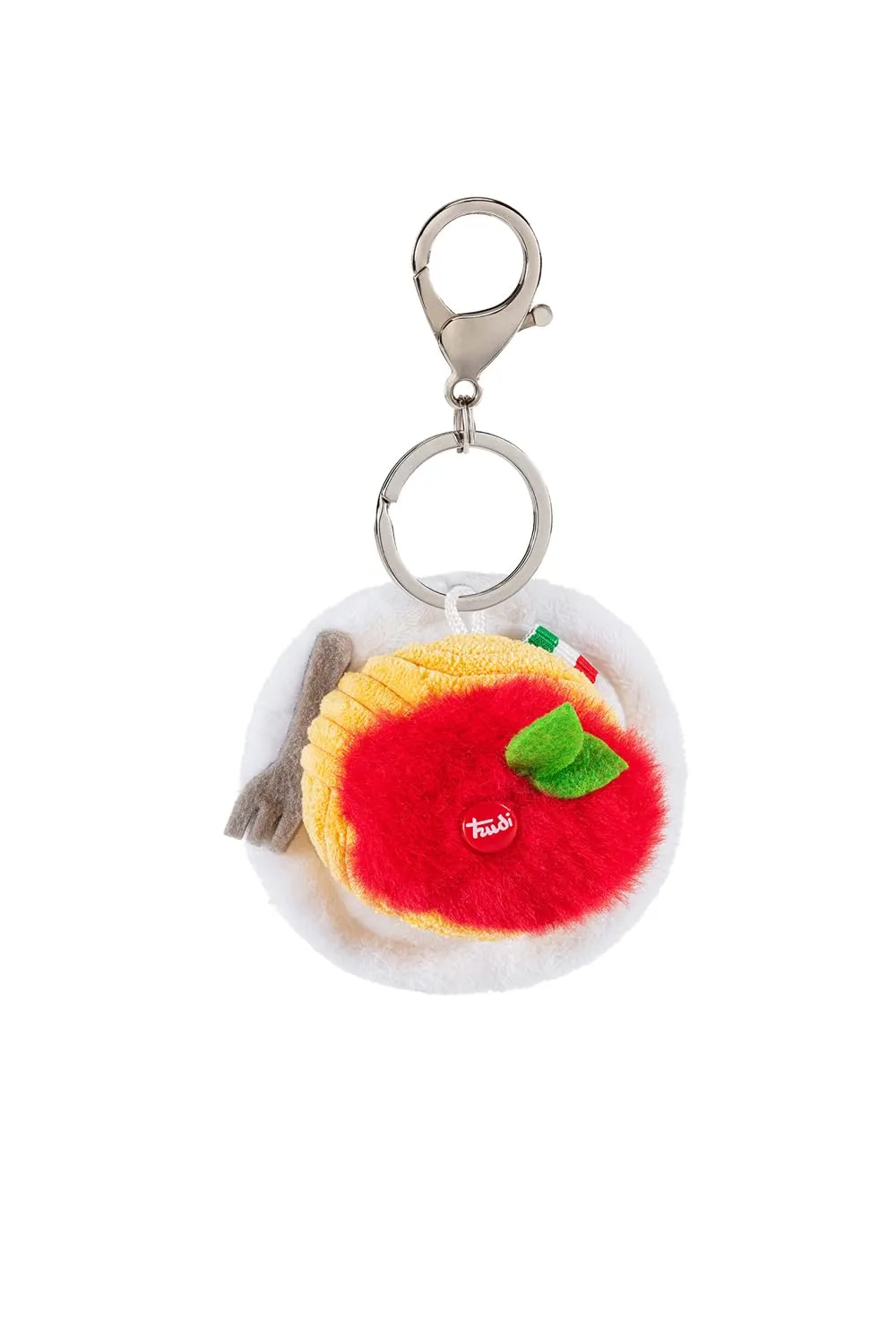 Trudi Italian Icons 69264 porte-clés peluche pasta XS