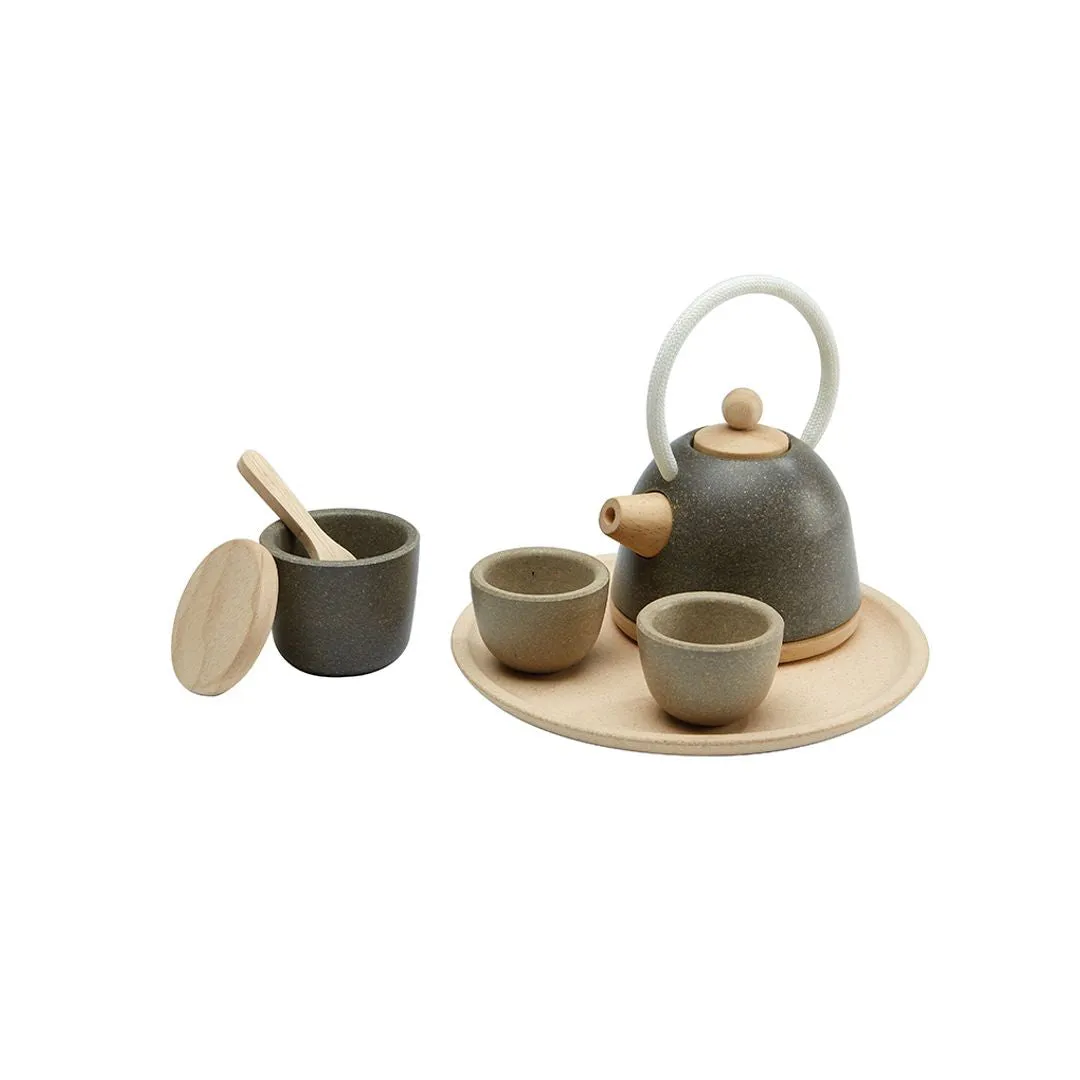 PlanToys Classic Tea Set service à thé dinette bois