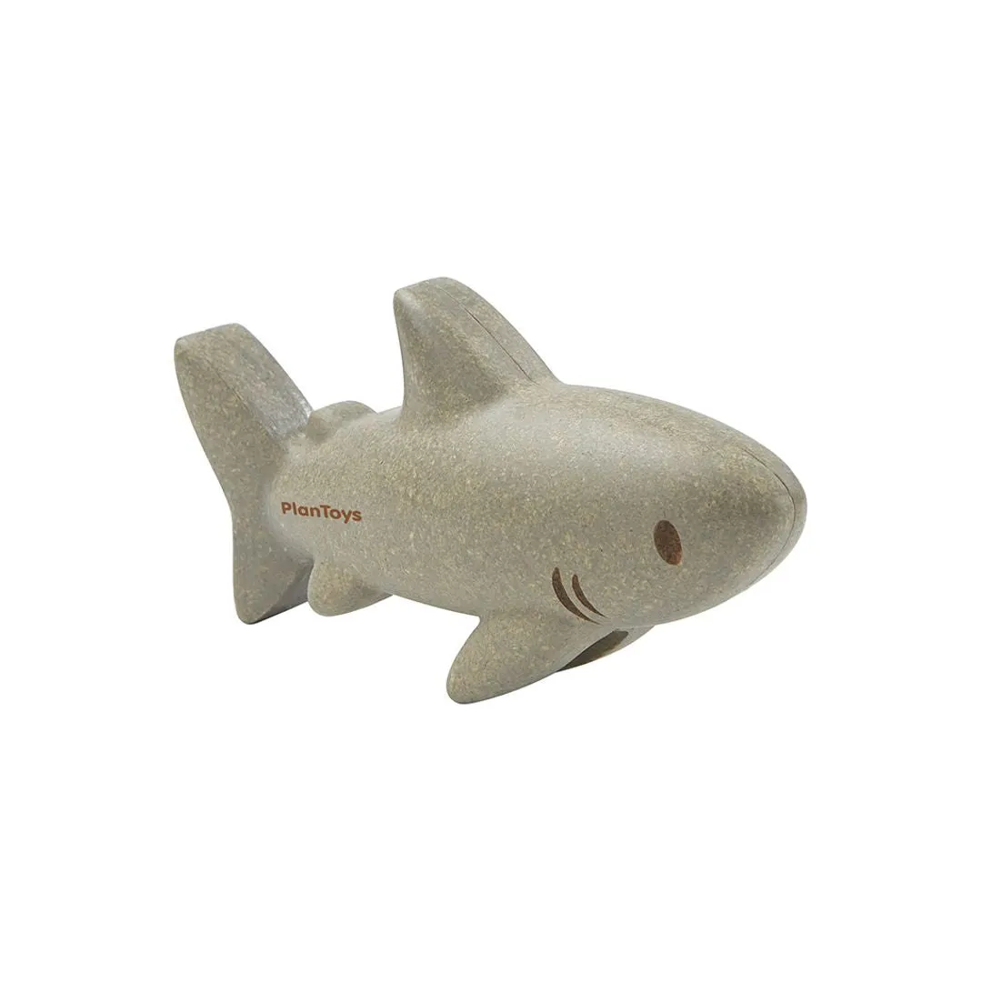 PlanToys Shark figurine requin bois dès 12 mois