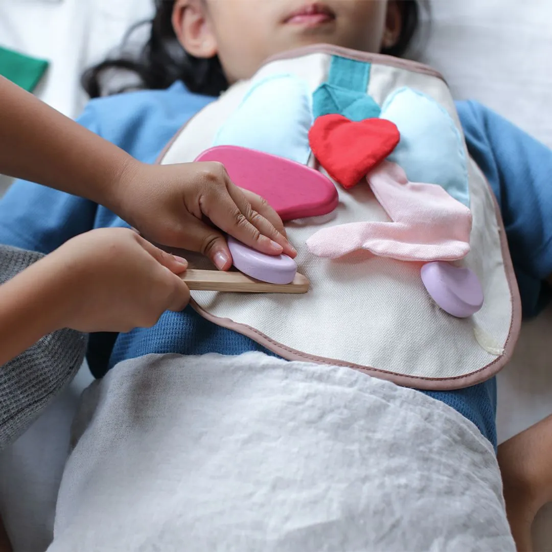PlanToys Surgeon Set mallette chirurgien tissu