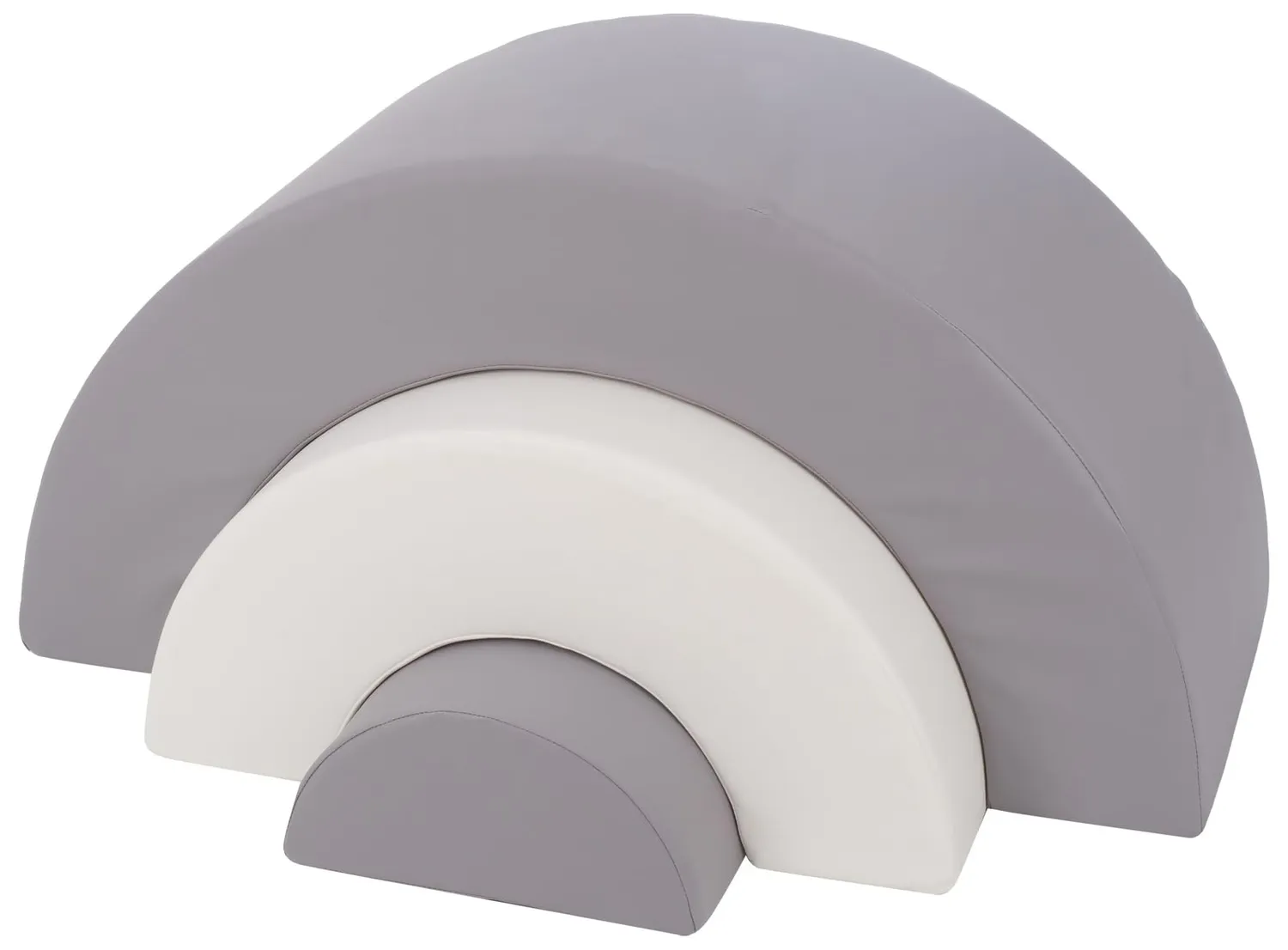 Velinda Arc-en-Ciel Mini lot 3 blocs mousse blanc gris motricité