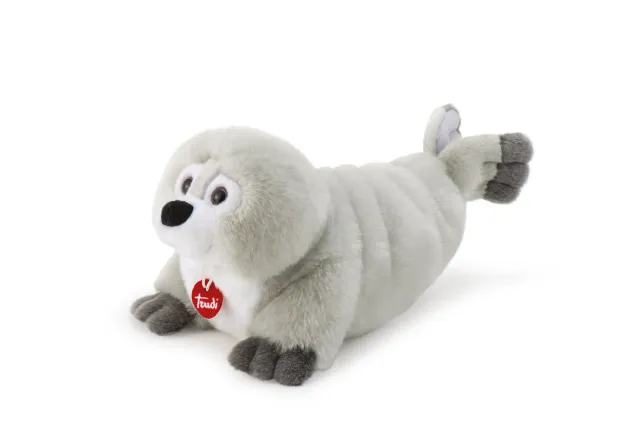 Trudi 26614 peluche phoque Renzo gris 39 cm