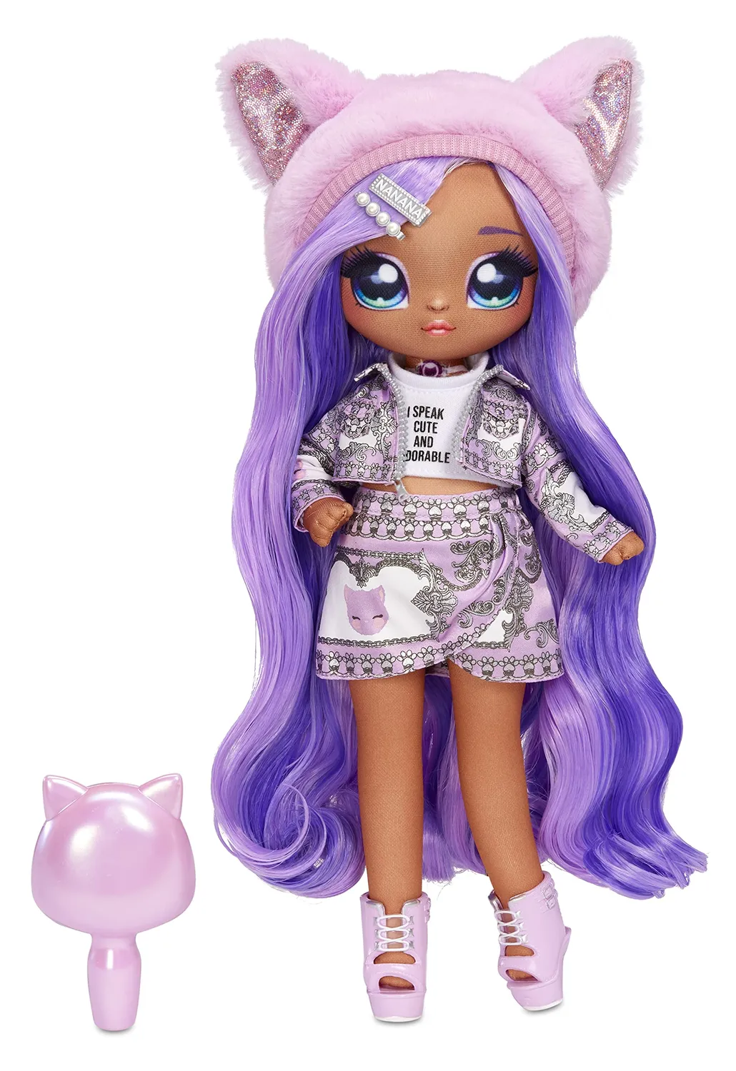 Na Na Na Surprise Family Lavender Kitty poupées 3 pièces chat