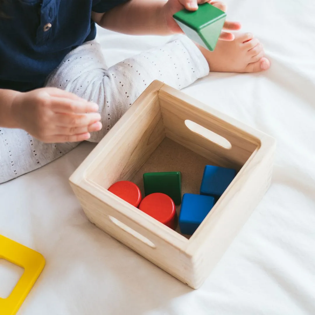 PlanToys Shape & Sort It Out boîte à formes bois 12 mois