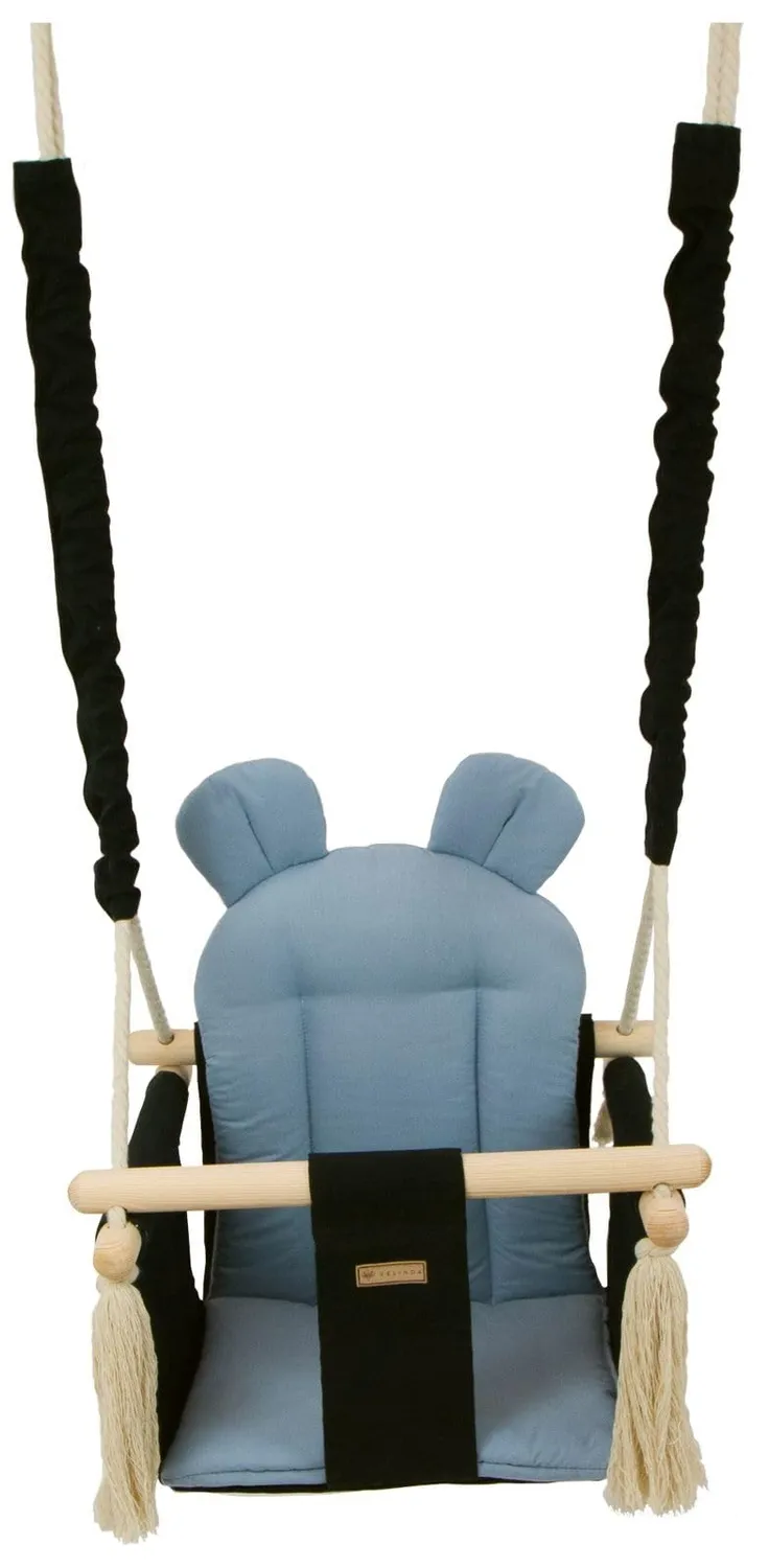 Velinda Confort balançoire enfant bois coton jardin maison