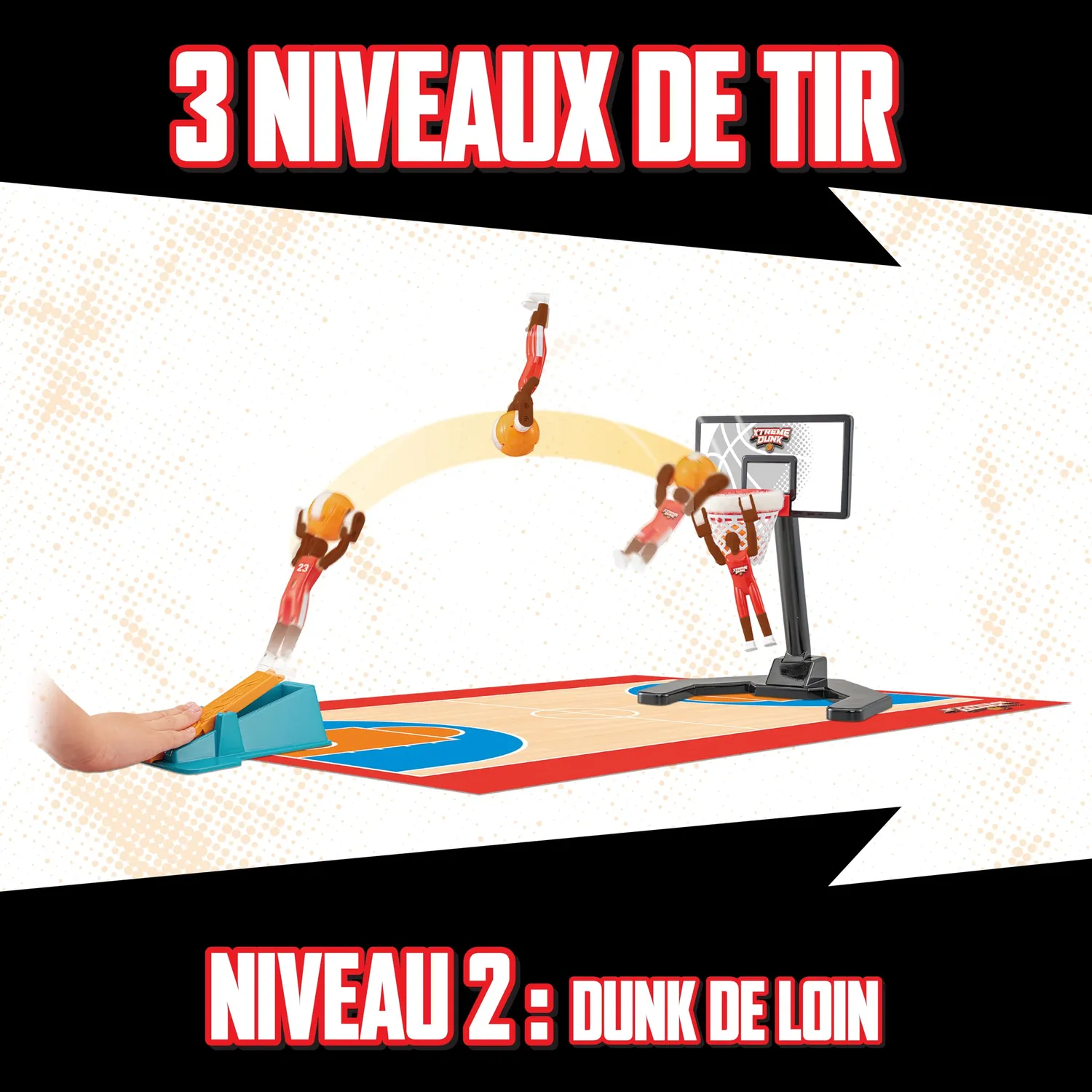 Tomy Xtreme Dunk jeu de basket enfant 6 ans alley-oop