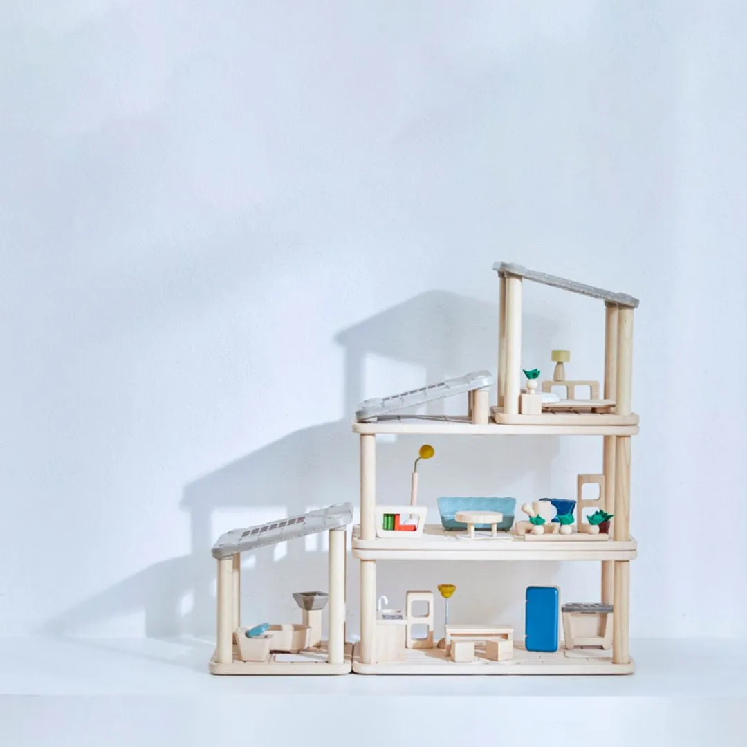 PlanToys PlanSpace Gathering Flat maison poupée véranda