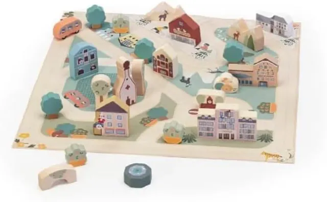 Sevi Dolomiti 87859 puzzle bois ville Ortisei