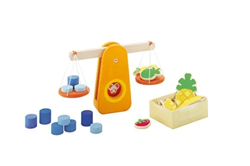 Sevi 82682 Balance jeu d’imitation bois 10 poids