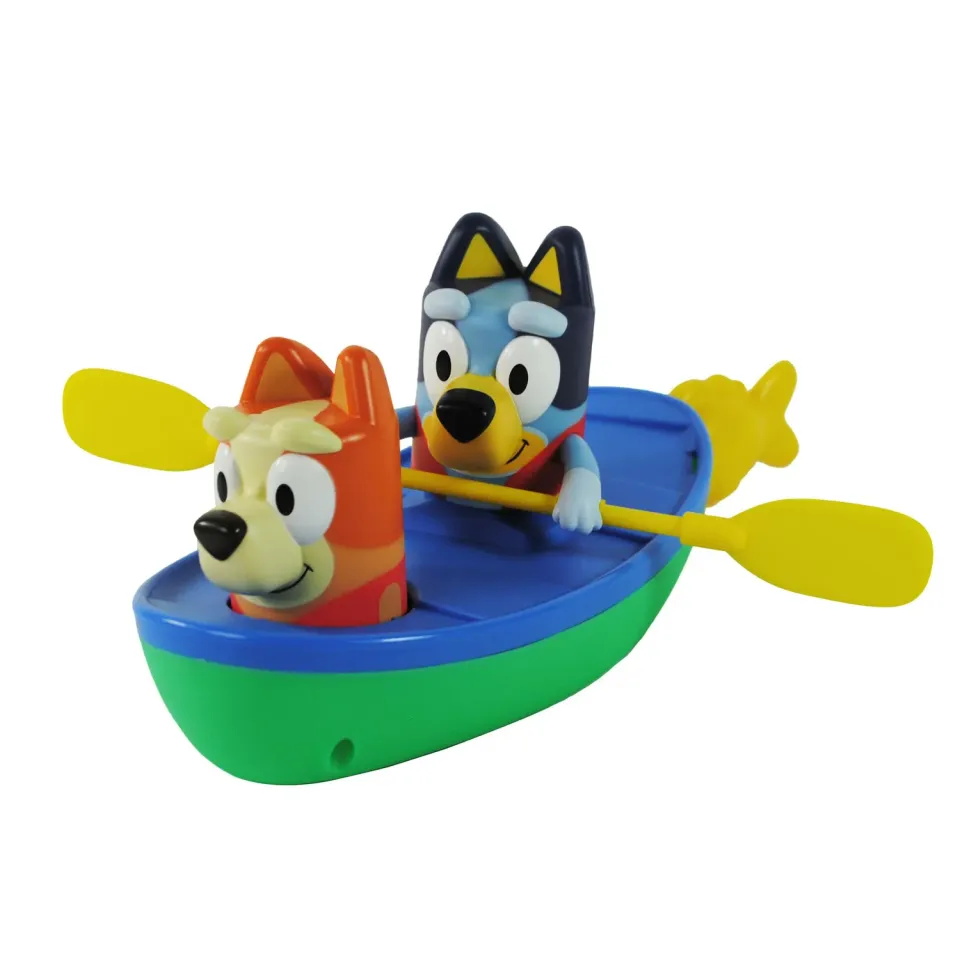Tomy Toomies Canoë de Bluey jouet de bain Bluey et Bingo dès 18 mois