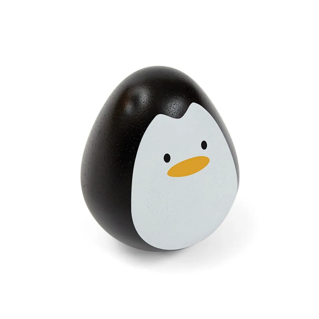 PlanToys Penguin Wobbler culbuto bébé bois pingouin