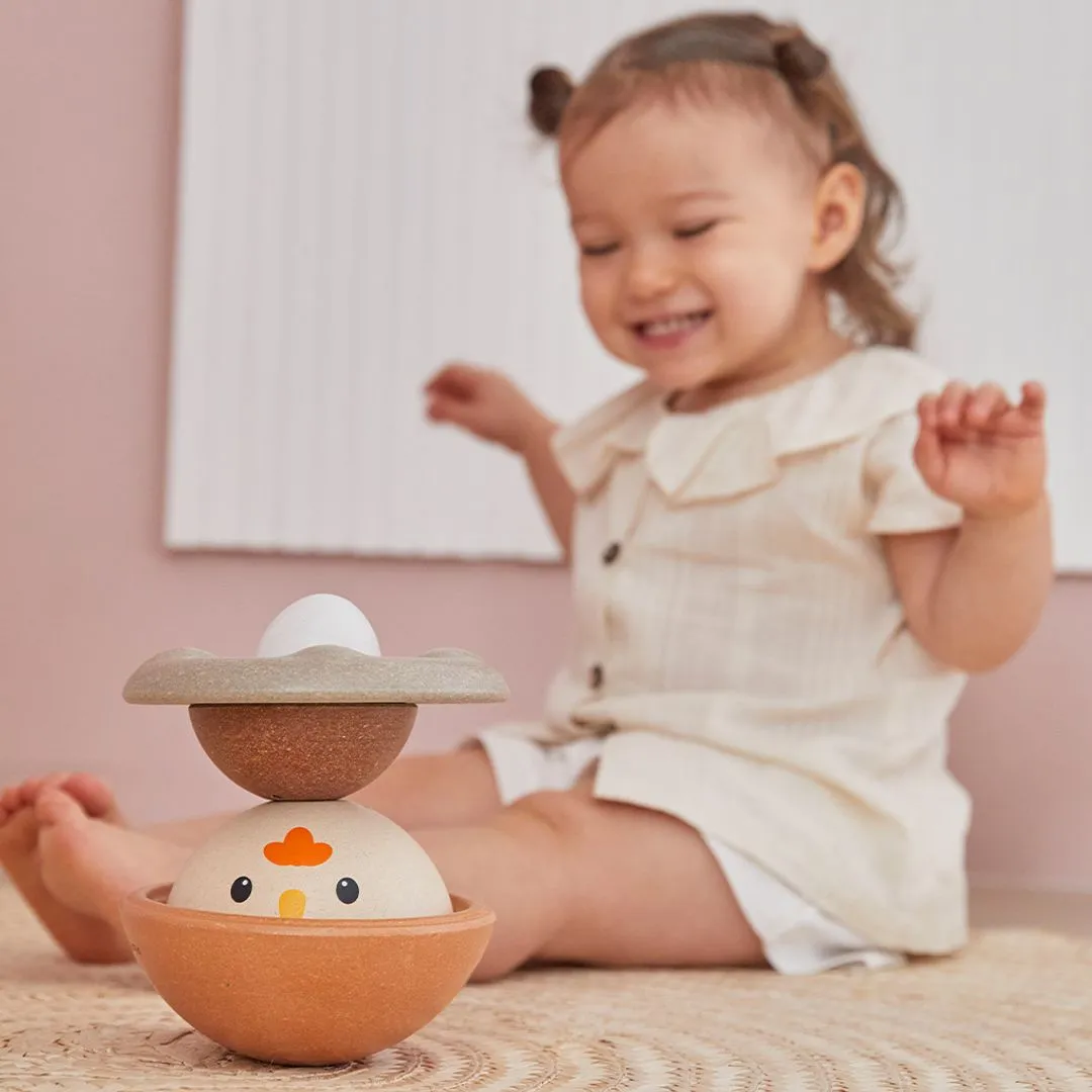 PlanToys Chicken Nesting jeu à empiler 12 mois