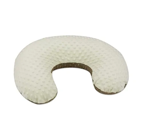 Velinda Minky Forme en C coussin allaitement cappuccino