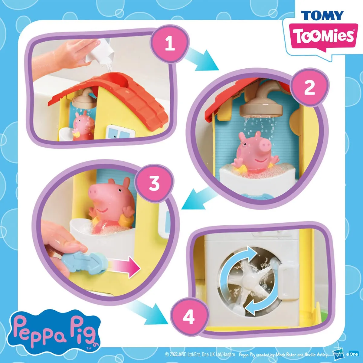 Toomies Peppa Pig maison jeu de bain E73415