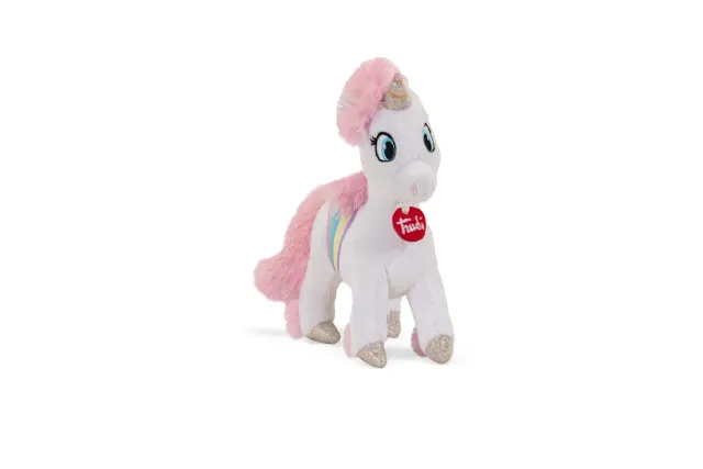 Trudi Fantasy 55484 licorne blanche peluche XS 19 cm
