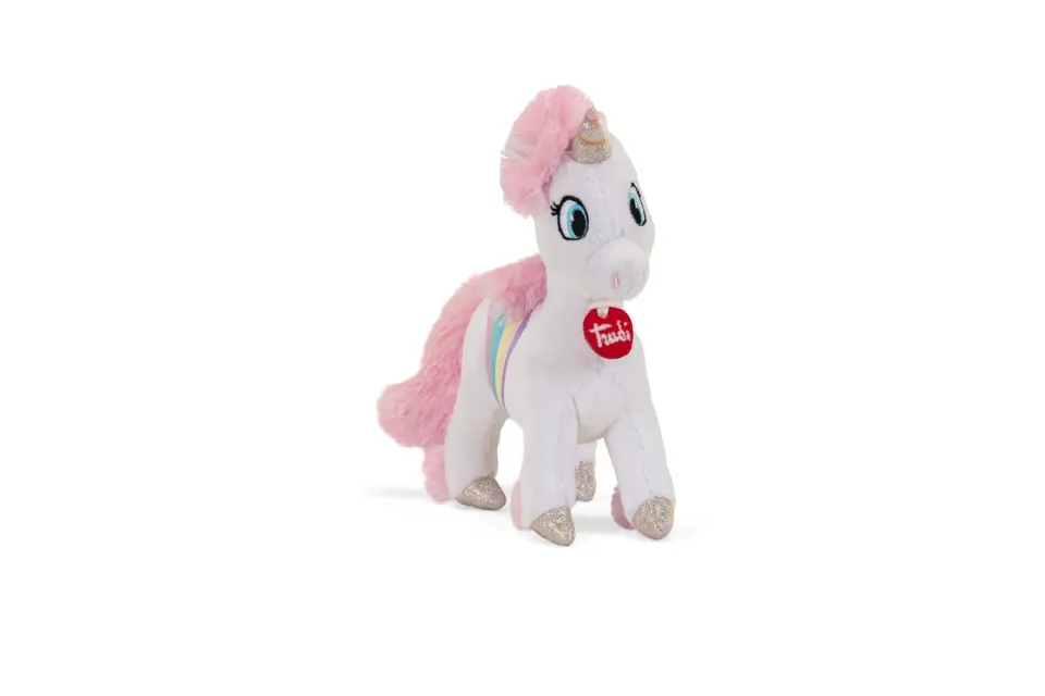 Trudi Fantasy 55484 licorne blanche peluche XS 19 cm