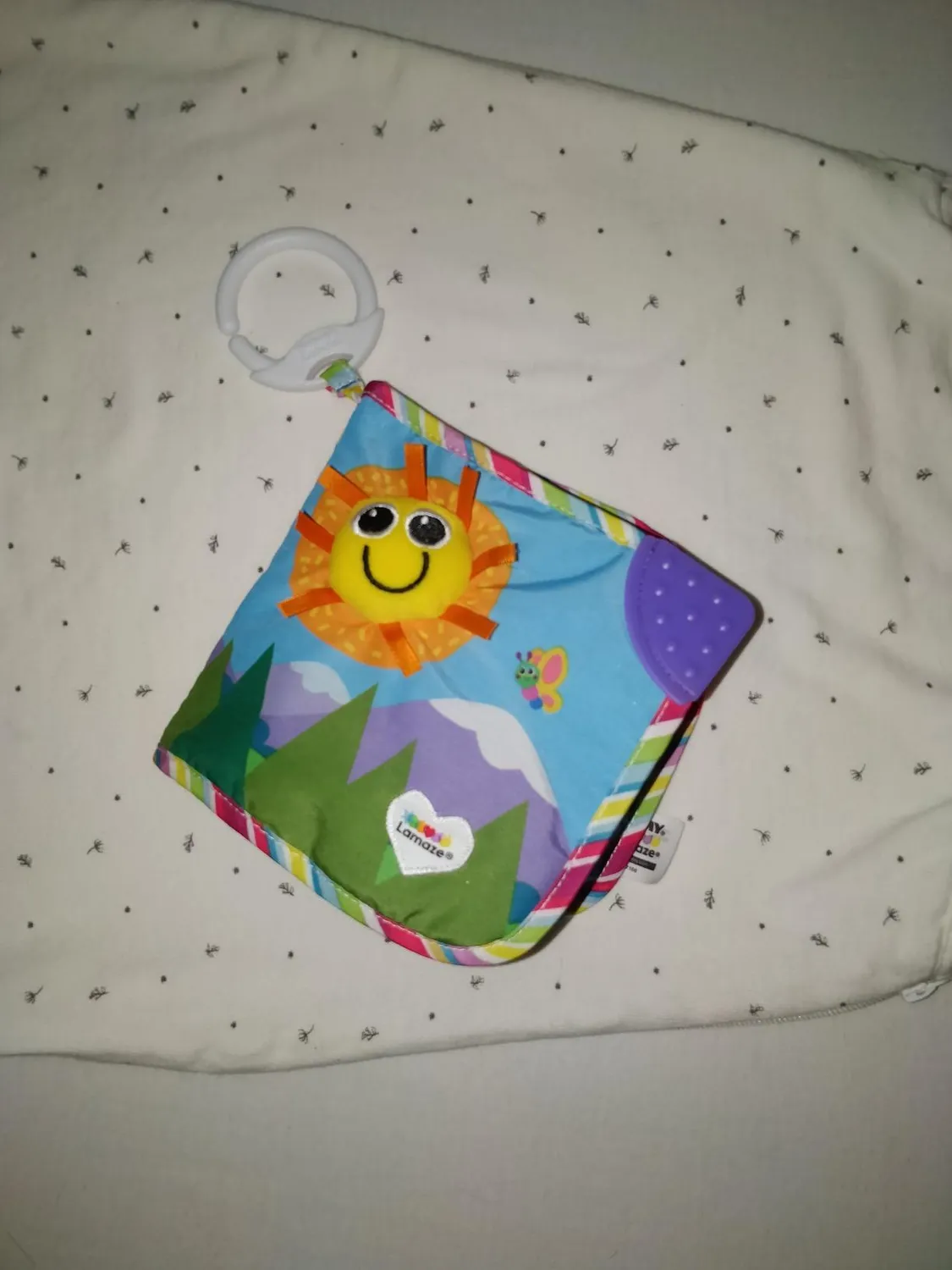 Tomy Lamaze Mes Amis livre en tissu bébé naissance Clip & Go