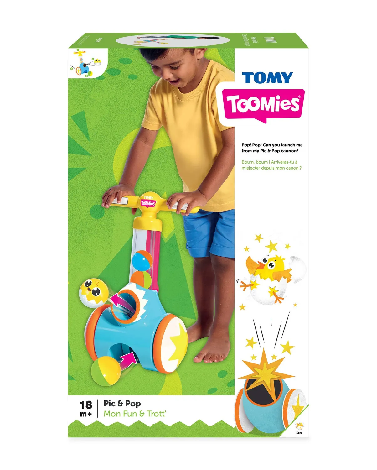 Tomy Toomies Mon Fun Trott' jouet à pousser 18 mois
