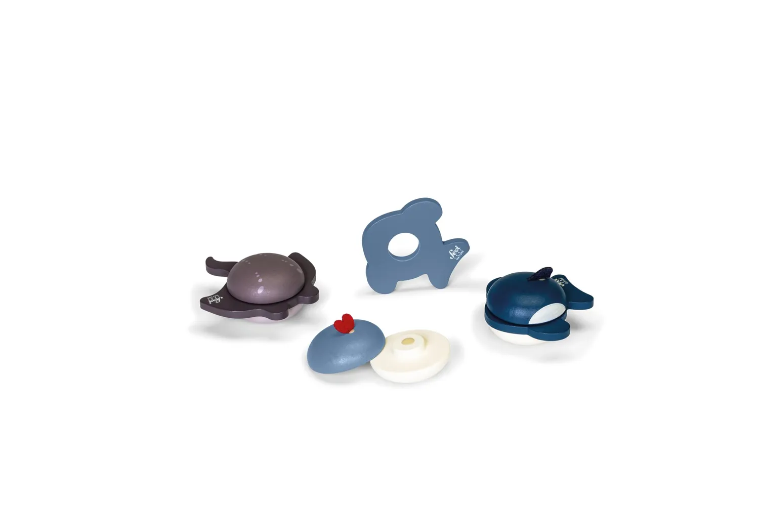 Trudi Sevi Sea Love 83147 jouet bois mix match 9 pcs