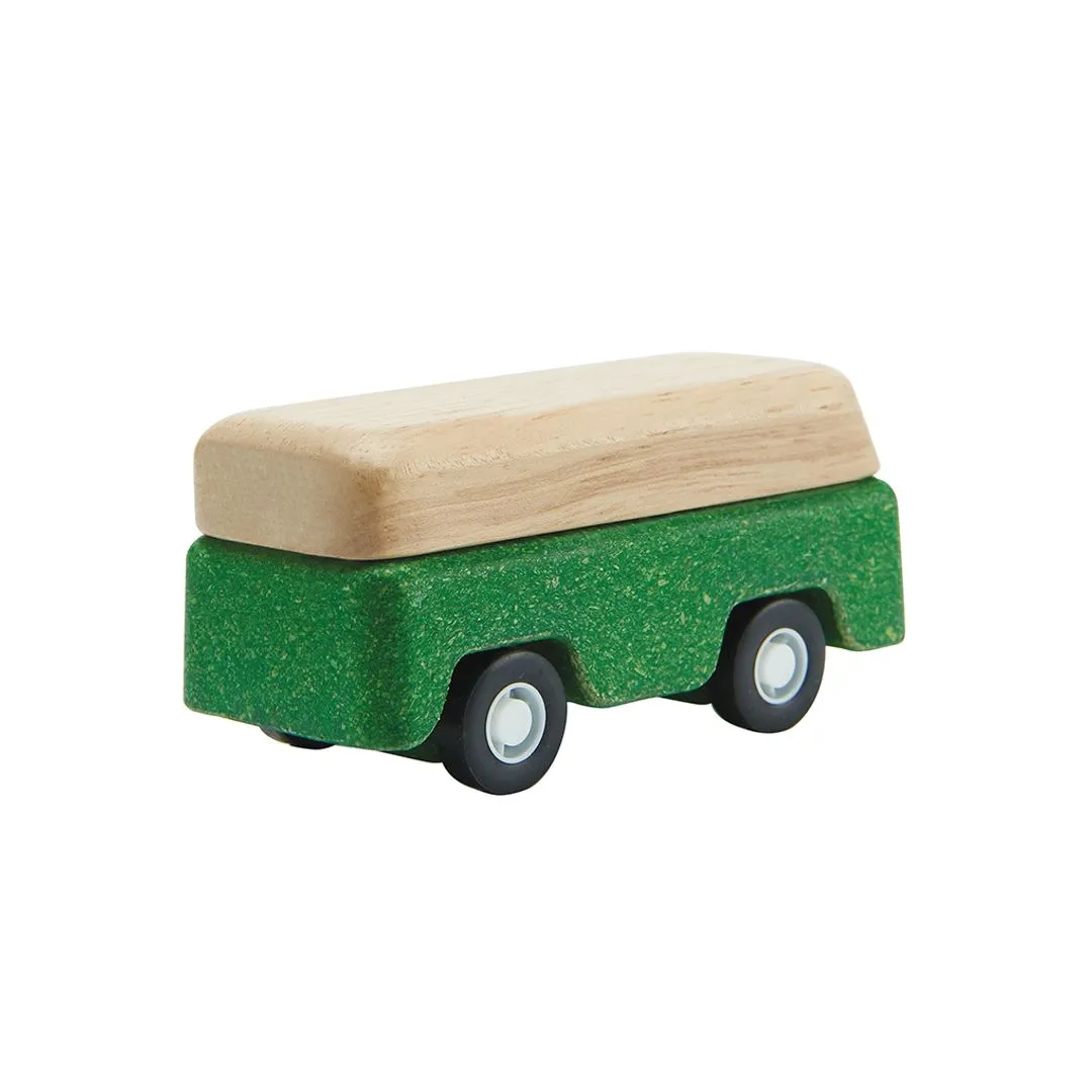 PlanToys PlanWorld Green Bus bus vert bois