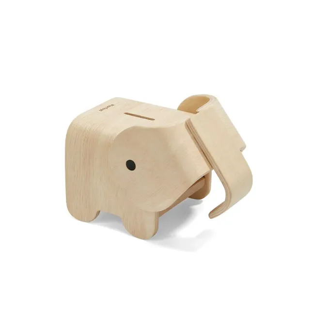 PlanToys Elephant Bank tirelire éléphant bois dès 3 ans