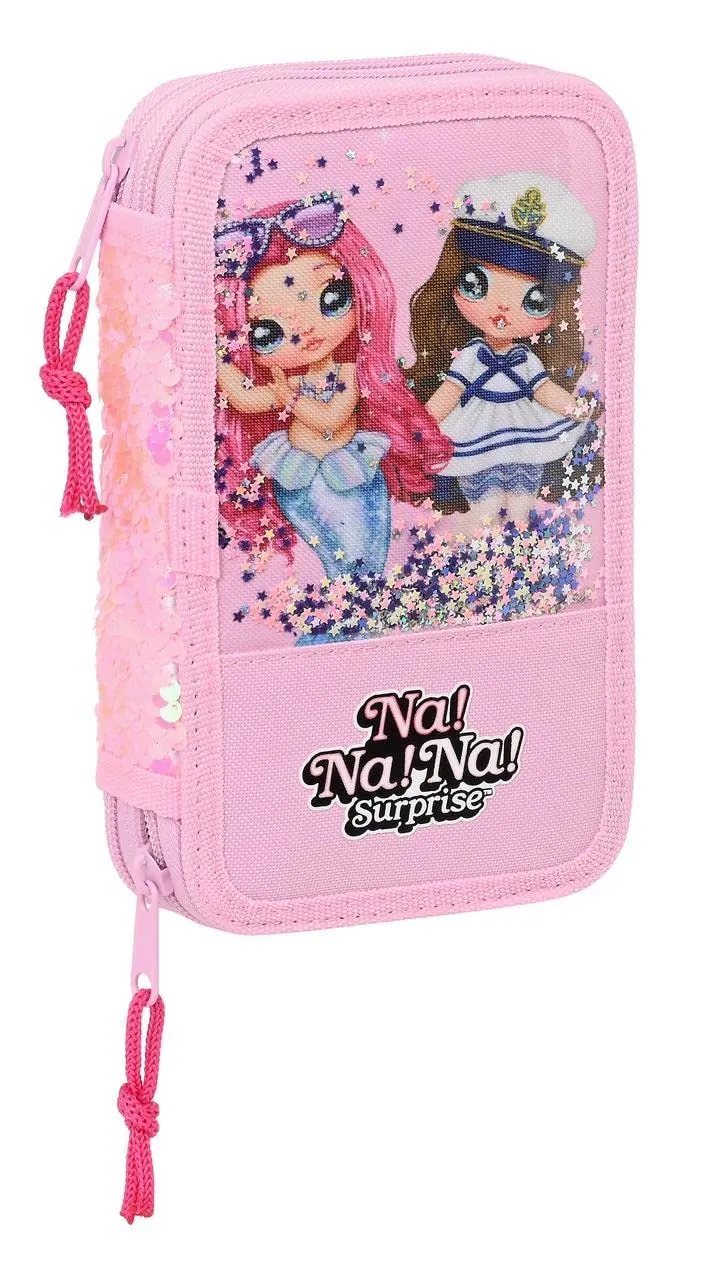 Na! Na! Na! Surprise Sparkles plumier double rose 28 pièces