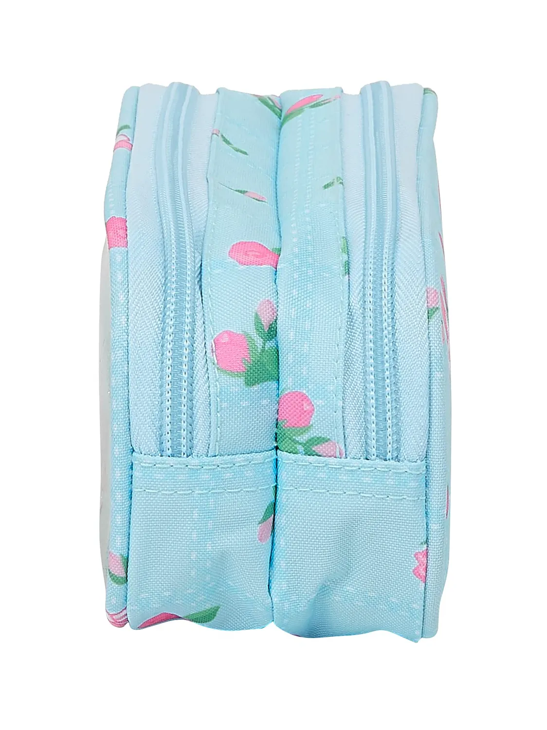 Safta M513 trousse double bleu clair fille
