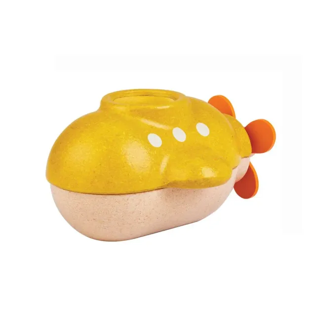PlanToys Ocean Submarine jouet bain bois dès 4 mois