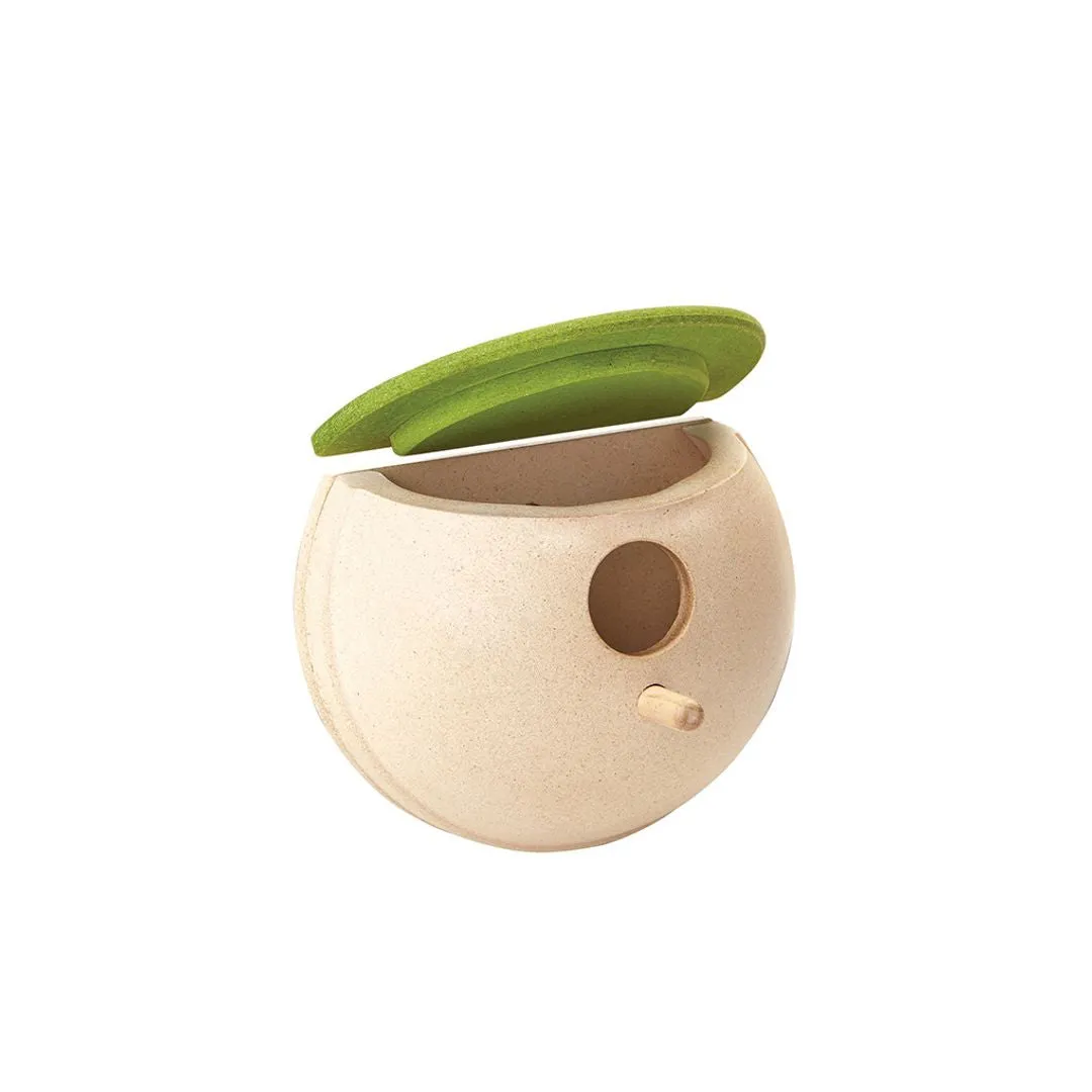 PlanToys Bird House II nichoir oiseau bois jardin