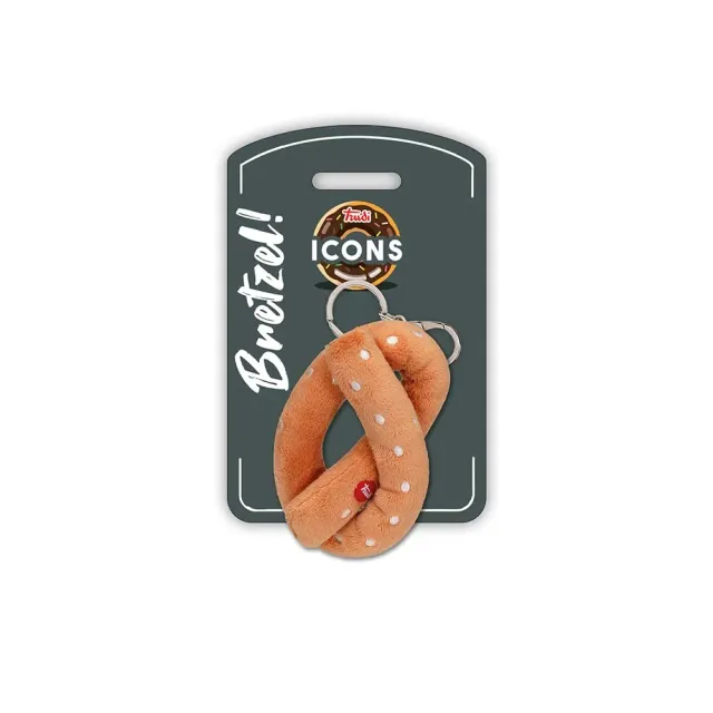 Trudi Icons 68817 porte-clés peluche bretzel XXS