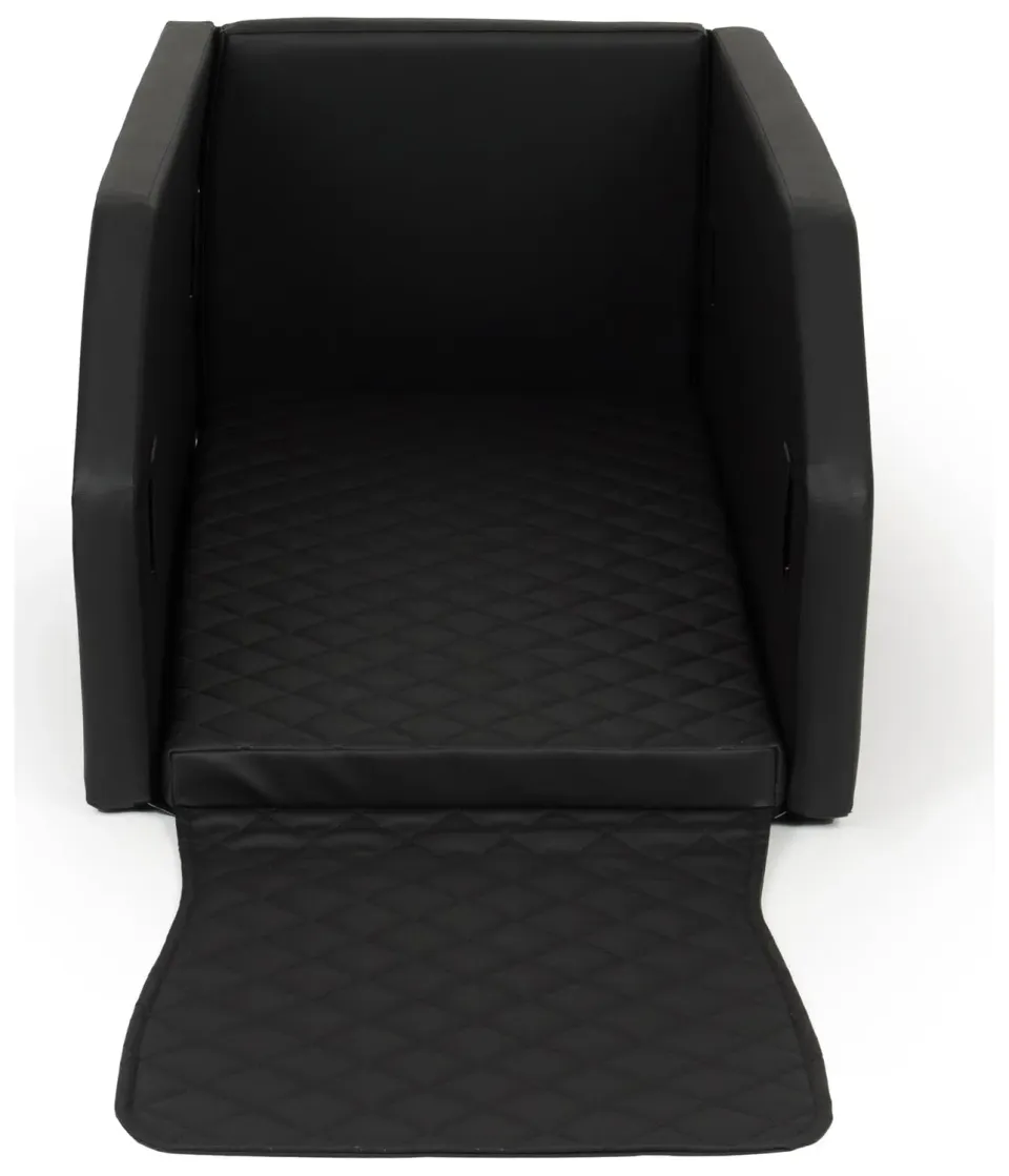 Velinda Lit Coffre Transporteur Chien 55x100 Noir