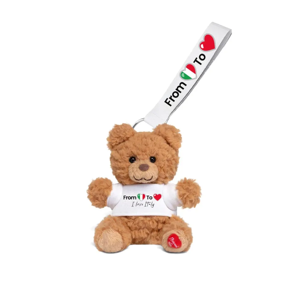 Trudi Bussi Bear Marlon 15026 peluche porte-clés Italie XXS