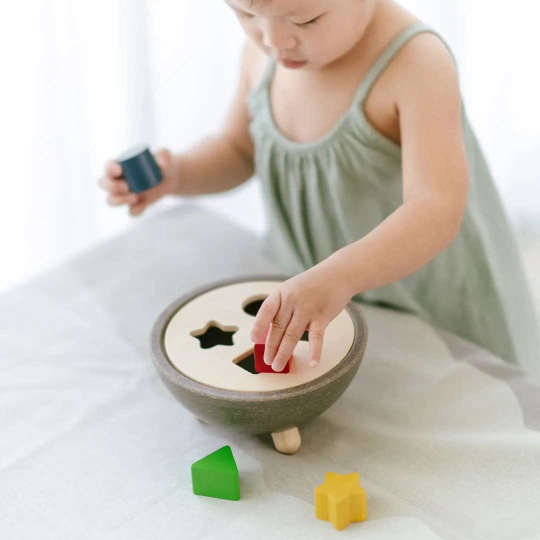 PlanToys Shape Sorting Bowl trieur formes 12 mois